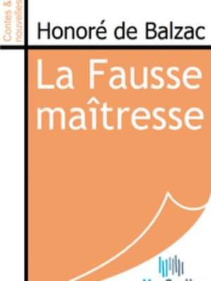 cover image of La Fausse maîtresse
